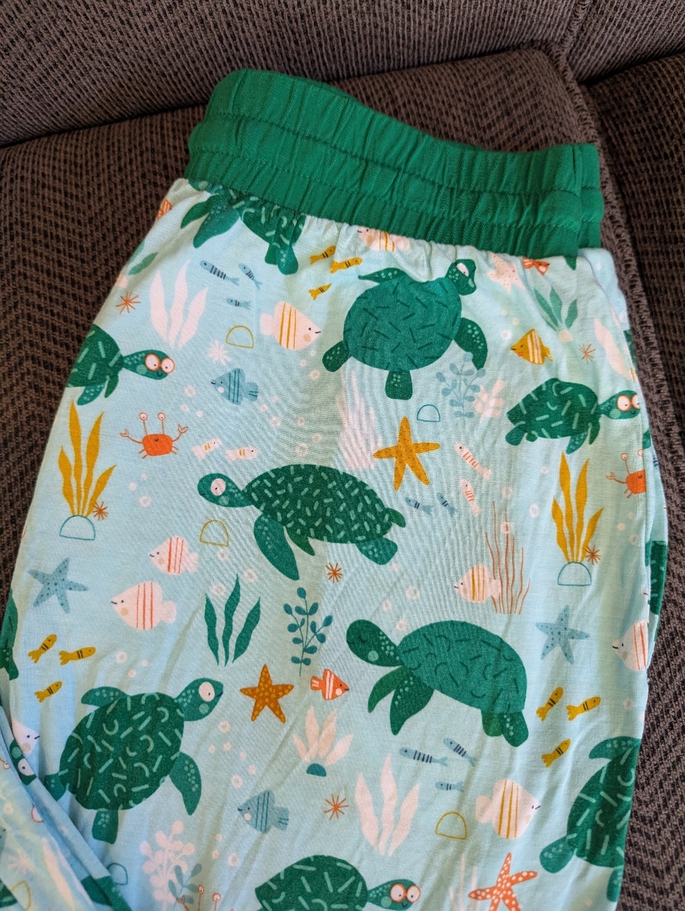 Little Sleepies Sea Turtles Men's Pajama Pants Size Medium - Picture 3 of 3